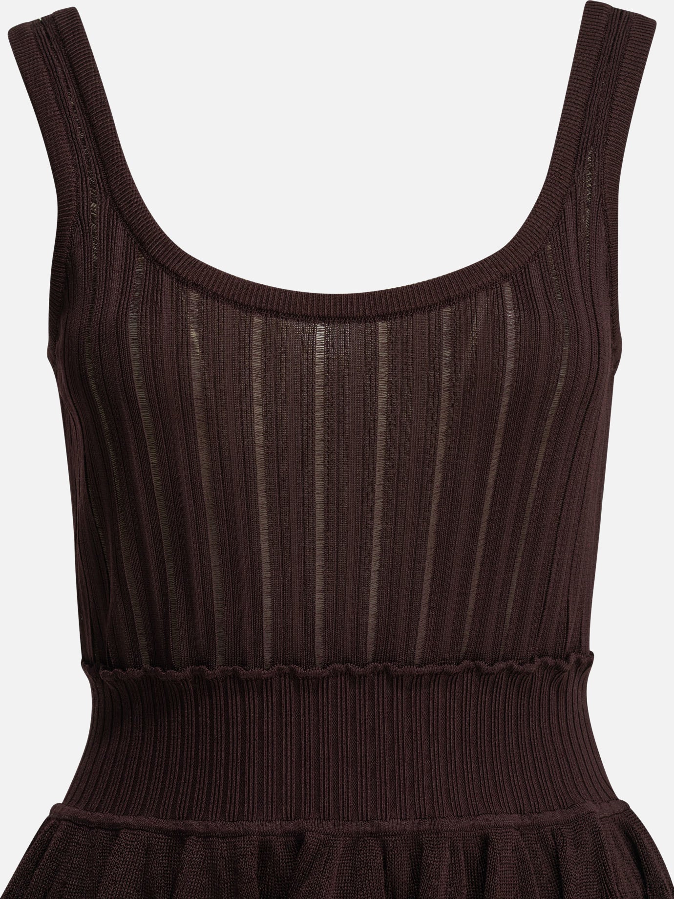 Mini dresses Solid colour  Bordeaux - Alaïa Women | PDP | VIETTI Online Store | thumbnail_5