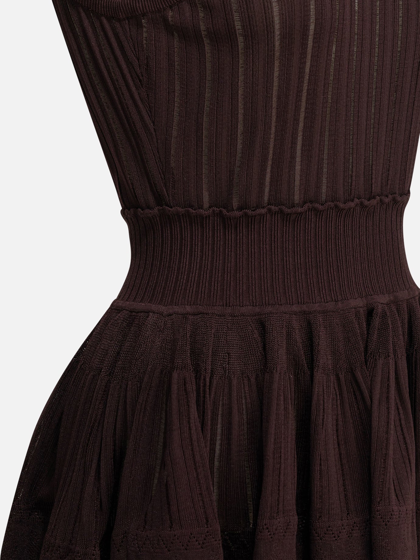 Mini dresses Solid colour  Bordeaux - Alaïa Women | PDP | VIETTI Online Store | thumbnail_4