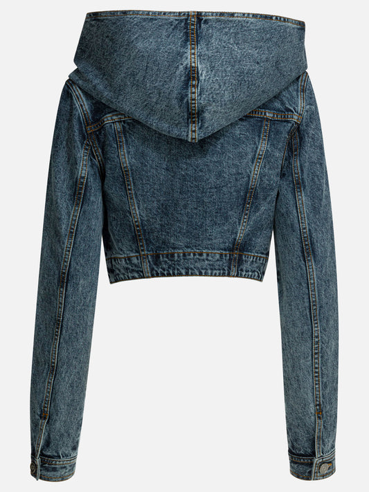 Denim jackets Solid colour  Light blue - Alaïa Women | PLP | VIETTI Online Store | 2
