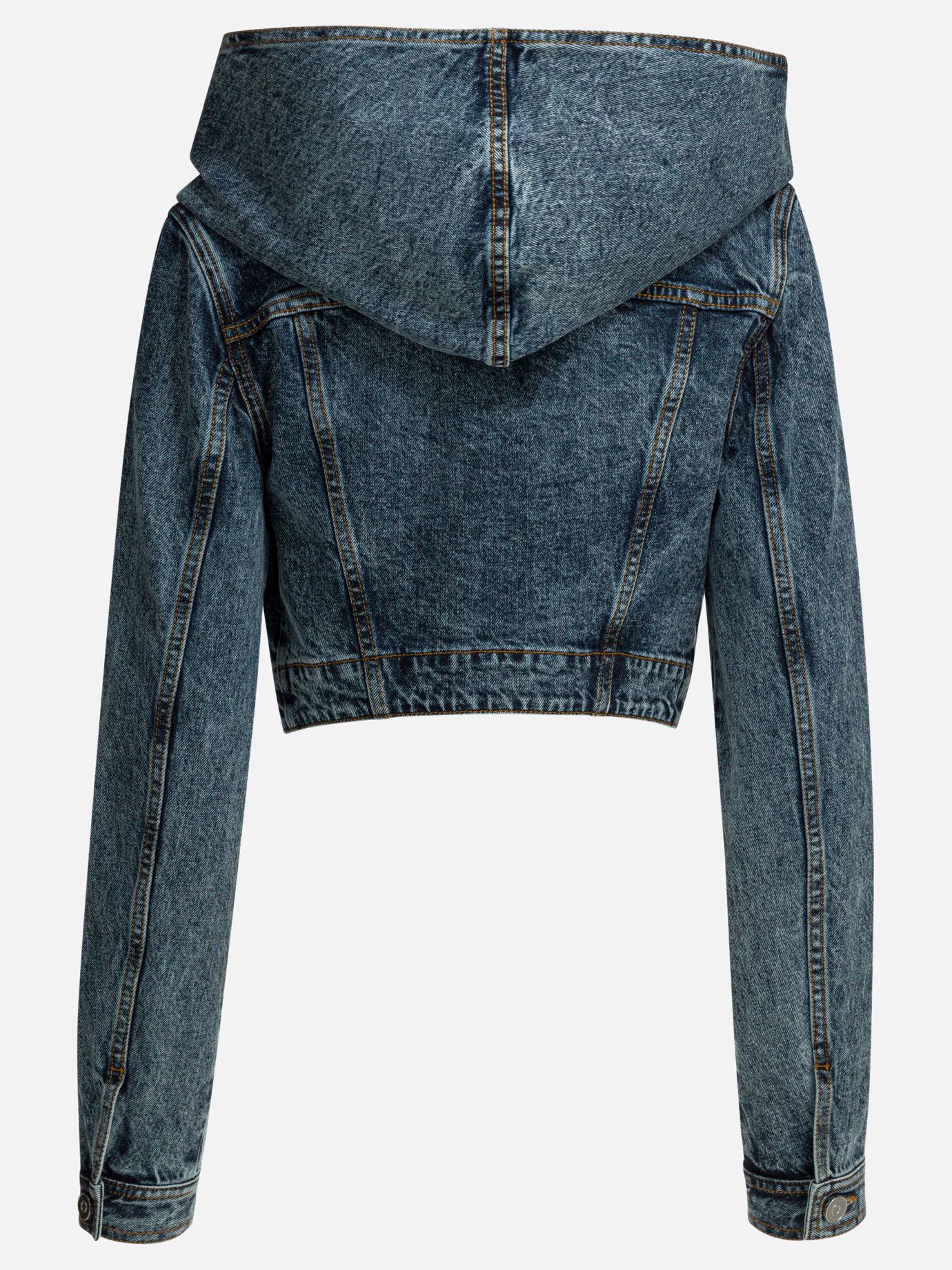Denim jackets Solid colour  Light blue - Alaïa Women | PDP | VIETTI Online Store | Zoom-Modal_4
