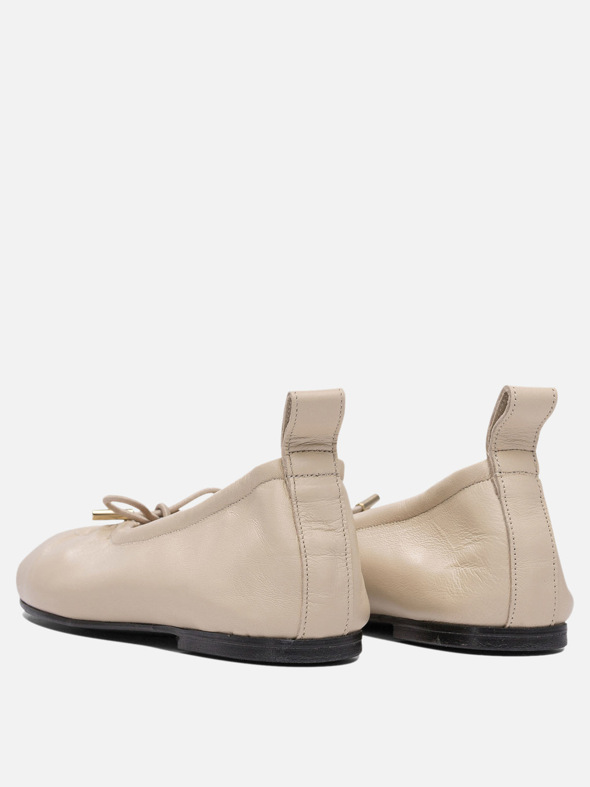 Alohas "Rosalind" Classic Ballet Flats White - VIETTI
