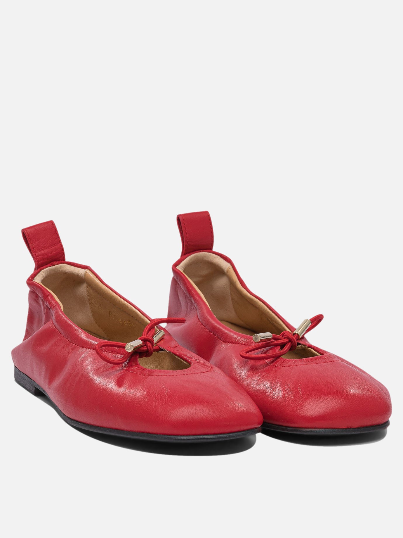 Ballerine classiche 100% leather  Rosso - Alohas Donna | PDP | VIETTI Online Store | Zoom-Modal_2
