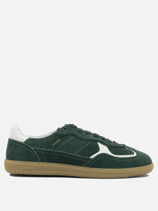 Sneaker basse 100% cow suede - 100% rubber  Verde - Alohas Donna | PLP | VIETTI Online Store 
