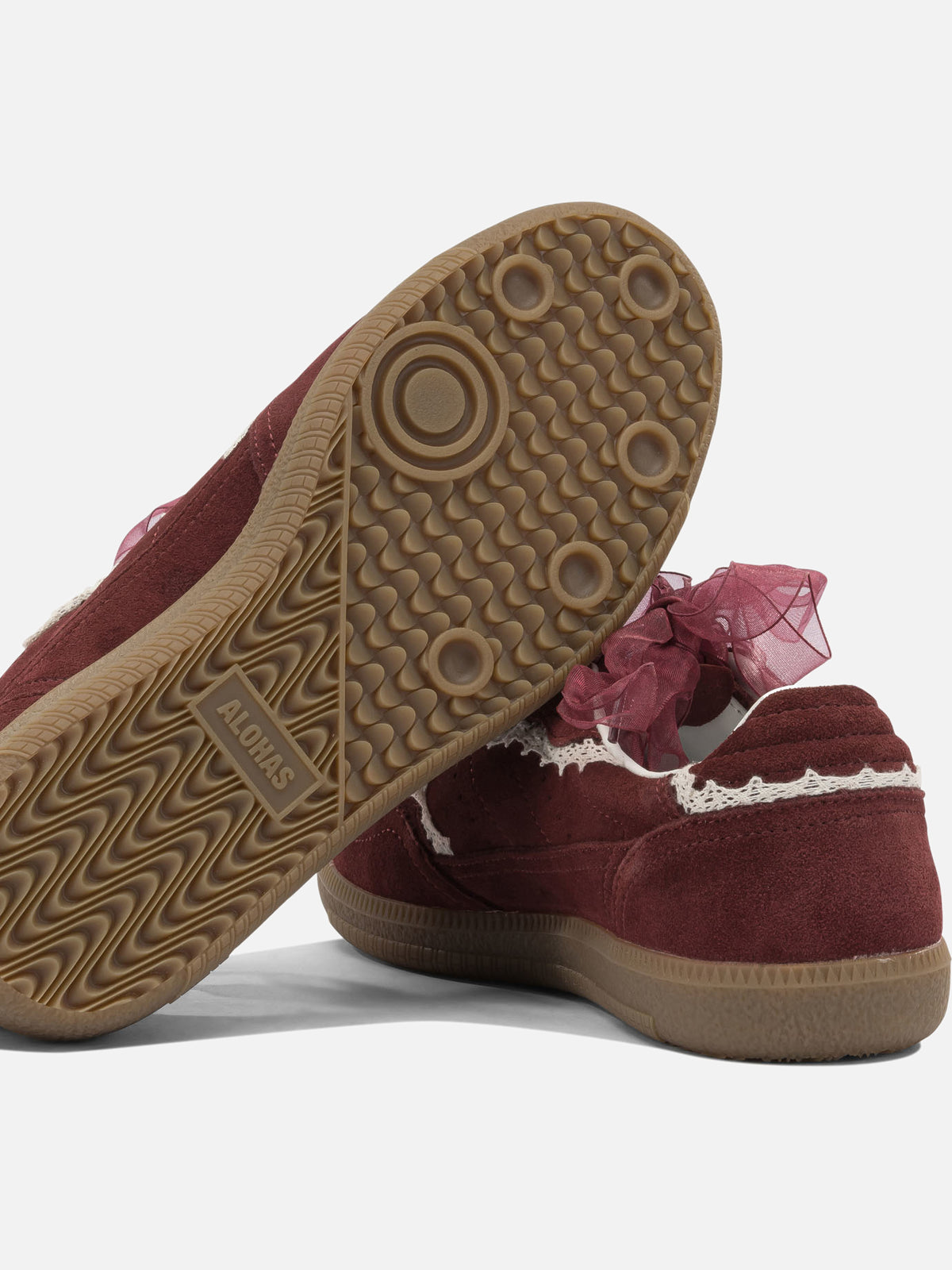 Alohas "TB 490" Low-Top Sneakers Bordeaux - VIETTI
