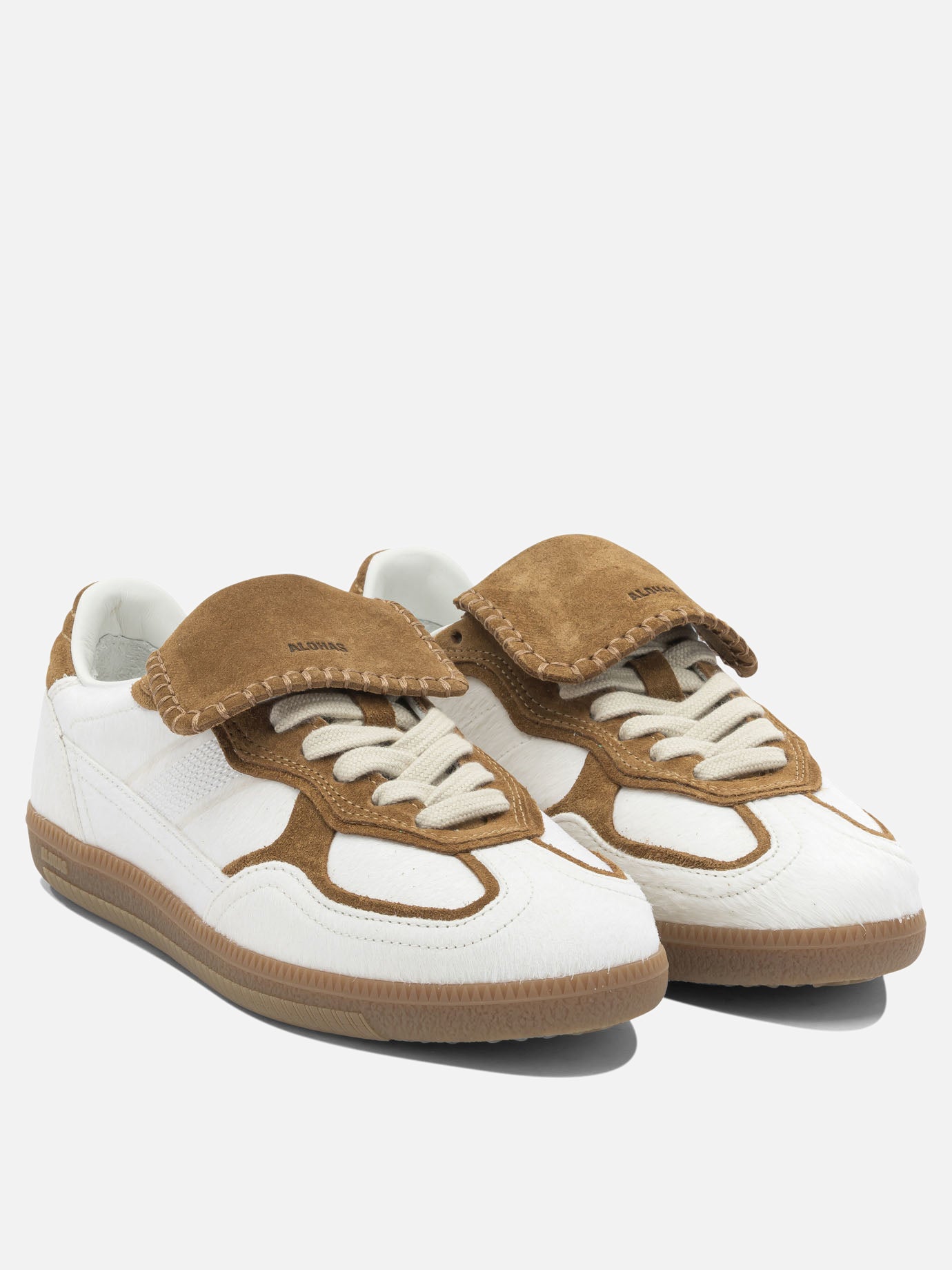 Sneaker basse 100% leather - 100% rubber  Beige - Alohas Donna | PDP | VIETTI Online Store | Zoom-Modal_2
