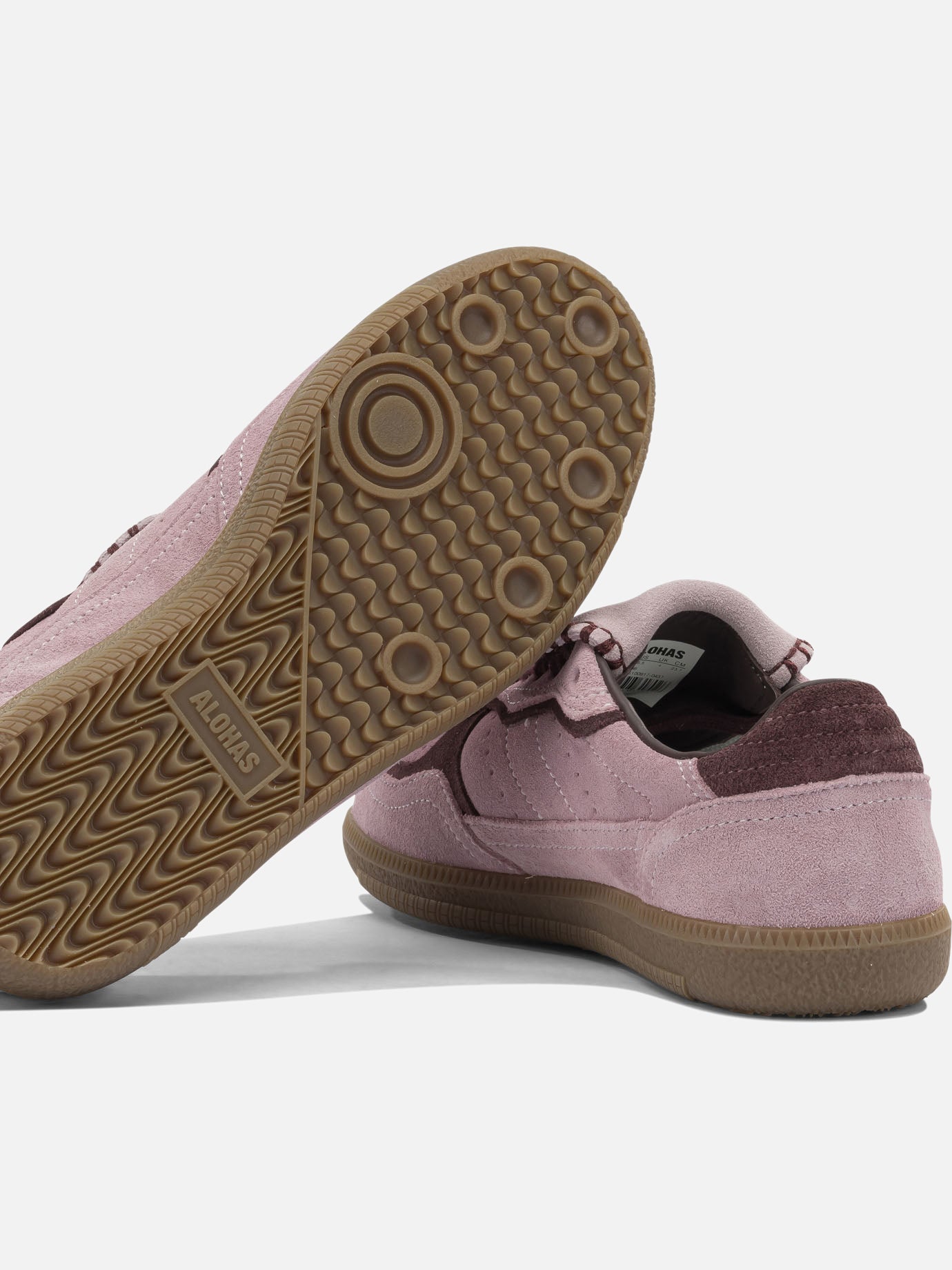 Sneaker basse 100% suede - 100% rubber  Rosa - Alohas Donna | PDP | VIETTI Online Store | Zoom-Modal_5
