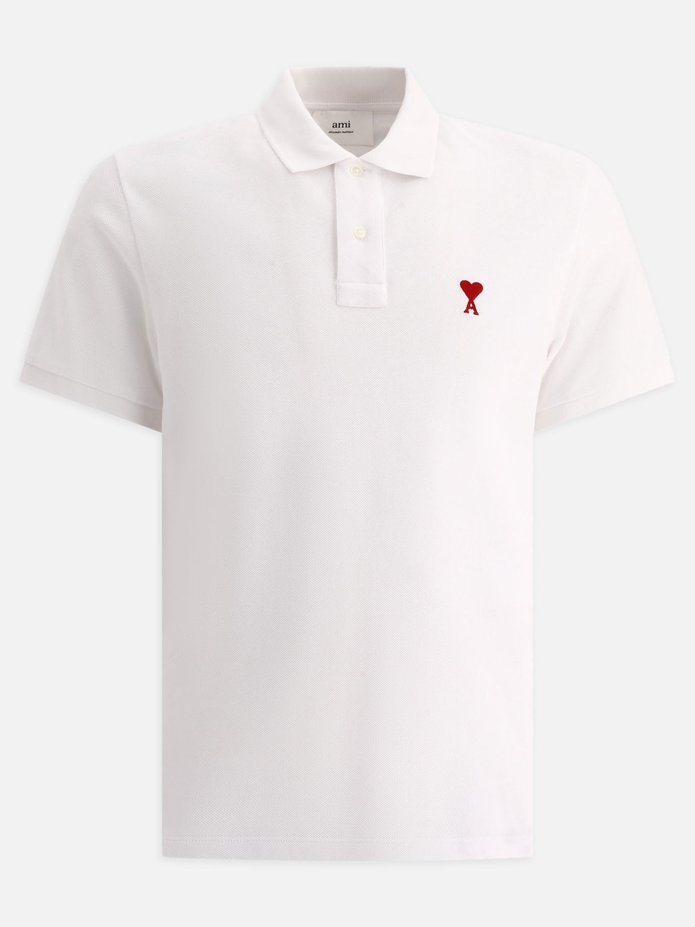 Polo shirts with buttons Logo  White - Ami Paris Men | PDP | VIETTI Online Store | thumbnail