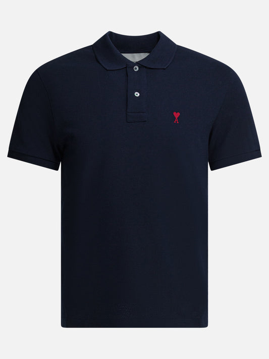 Ami Paris Polo shirt "Ami de Coeur" Blue

