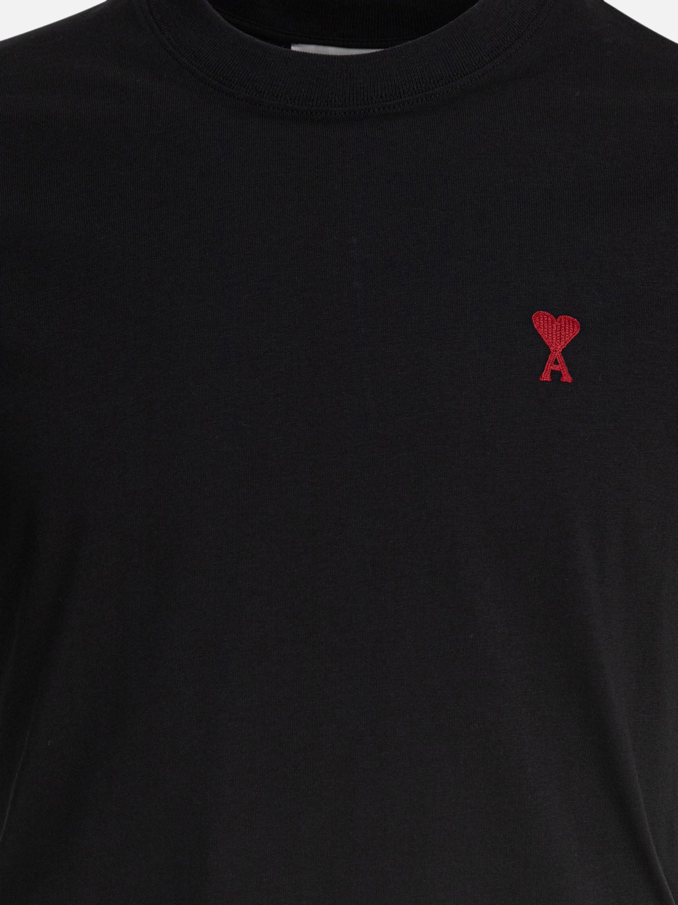 Crewneck t-shirts Logo  Black - Ami Paris Men | PDP | VIETTI Online Store | Zoom-Modal_5
