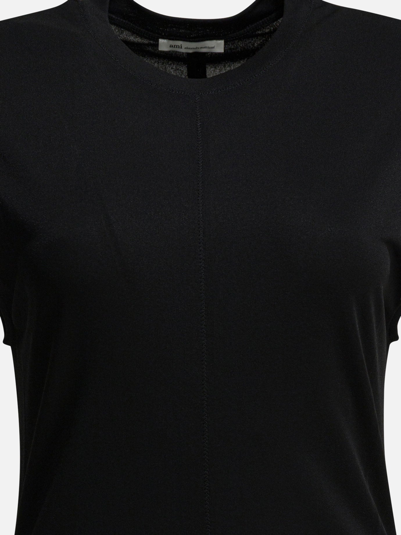 Long dresses Solid colour  Black - Ami Paris Women | PDP | VIETTI Online Store | thumbnail_3