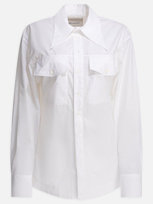 Ami Paris Casual shirt White

