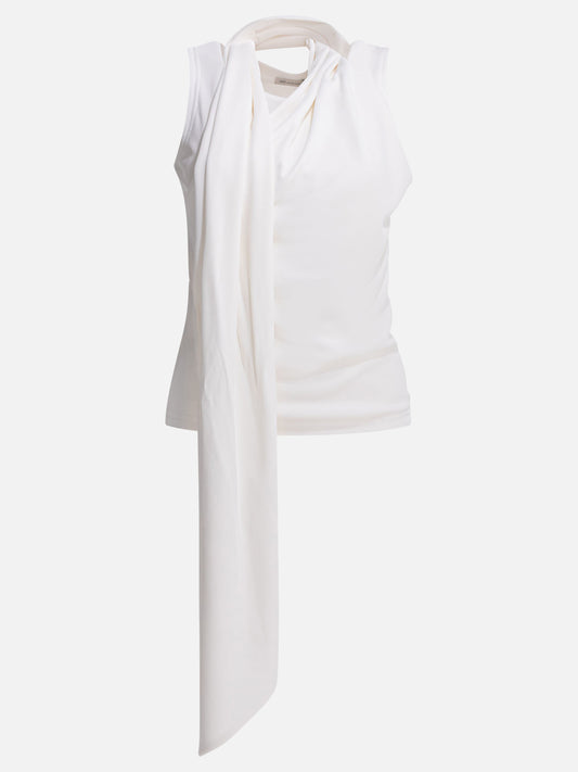 Ami Paris Casual draped top White

