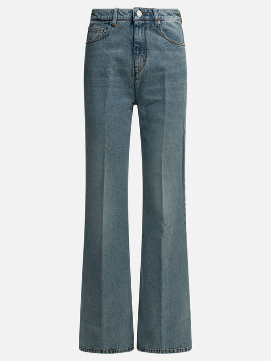 Jeans svasati Solid colour  Azzurro - Ami Paris Donna | PLP | VIETTI Online Store 
