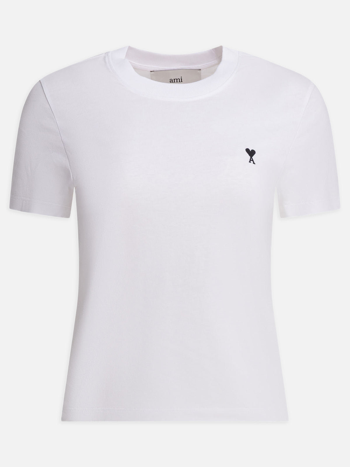 Ami Paris Crew-neck T-shirt with logo White