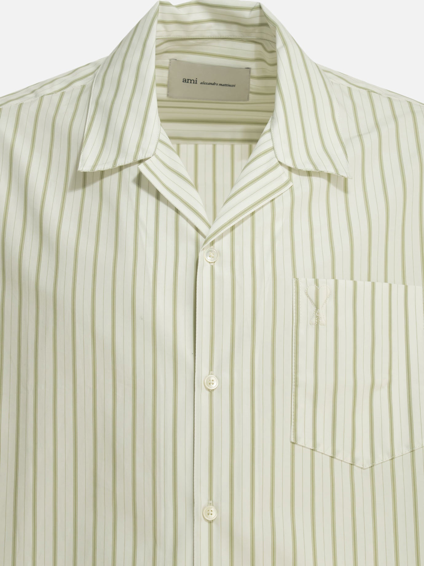 Casual shirts Striped  Green - Ami Paris Men | PDP | VIETTI Online Store | thumbnail_3