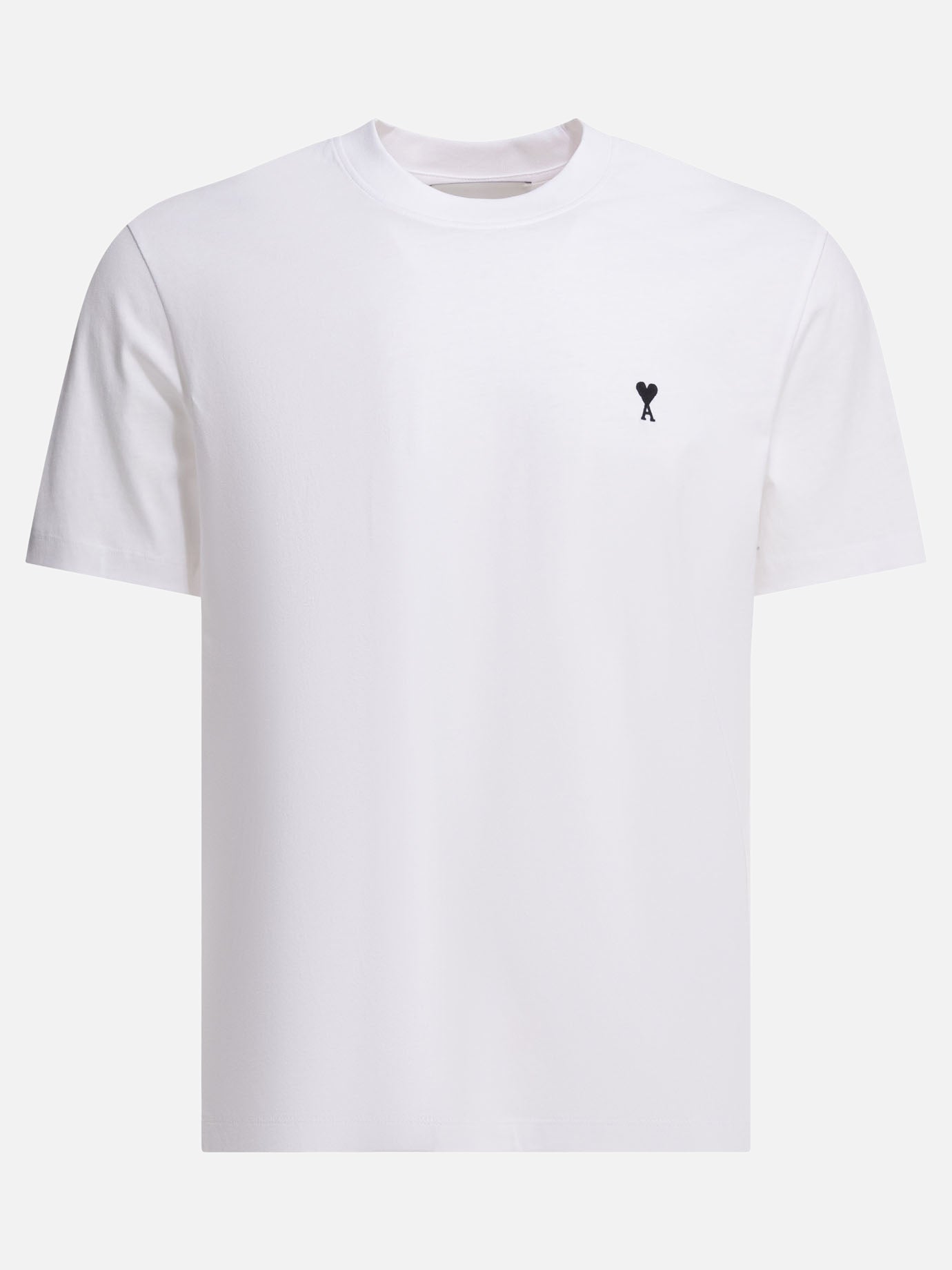 T-shirt girocollo Logo  Bianco - Ami Paris Uomo | PDP | VIETTI Online Store | thumbnail