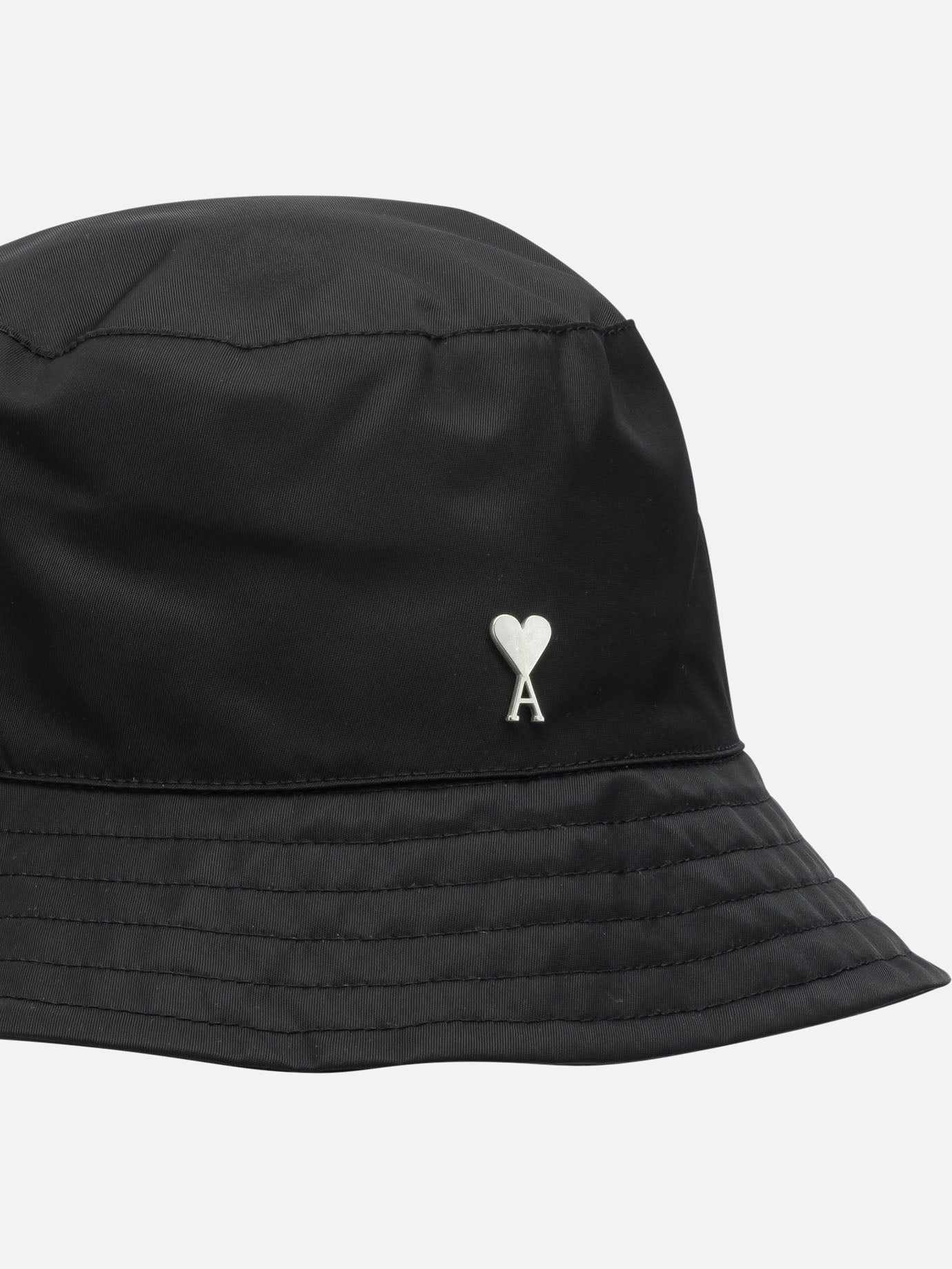Bucket hats 100% polyamide - Lining: 100% cotton  Black - Ami Paris Women | PDP | VIETTI Online Store | thumbnail_4