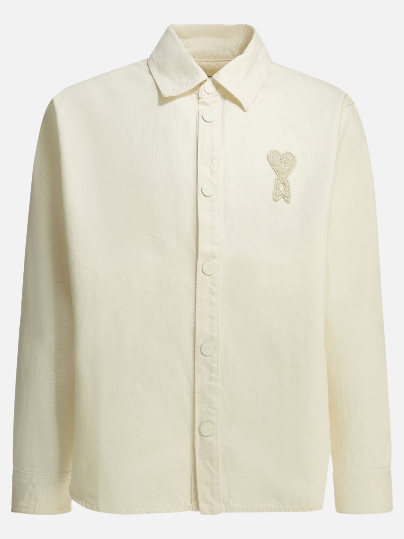 Overshirt jackets Logo  White - Ami Paris Men | PDP | VIETTI Online Store | thumbnail