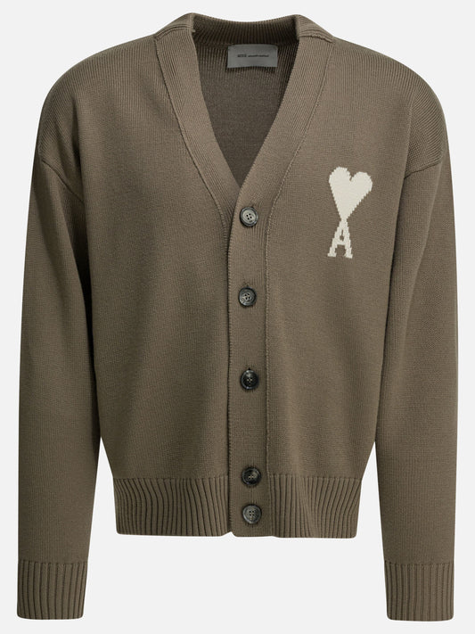 Cardigans Logo  Beige - Ami Paris Men | PLP | VIETTI Online Store 
