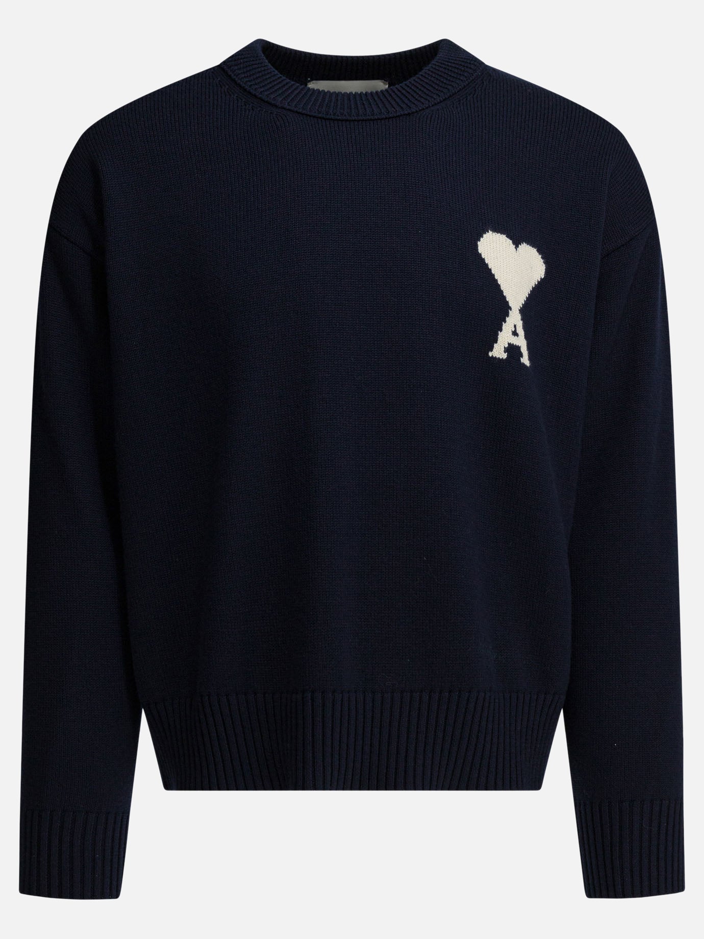 Crewneck sweaters Logo  Blue - Ami Paris Men | PDP | VIETTI Online Store | thumbnail