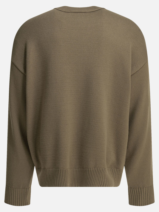 Crewneck sweaters Logo  Beige - Ami Paris Men | PDP | VIETTI Online Store | 2
