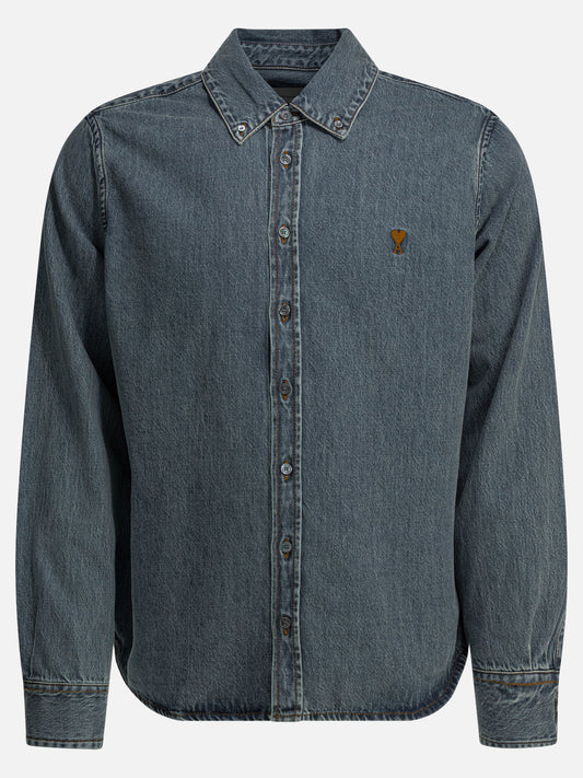 Casual shirts Logo  Blue - Ami Paris Men | PLP | VIETTI Online Store 
