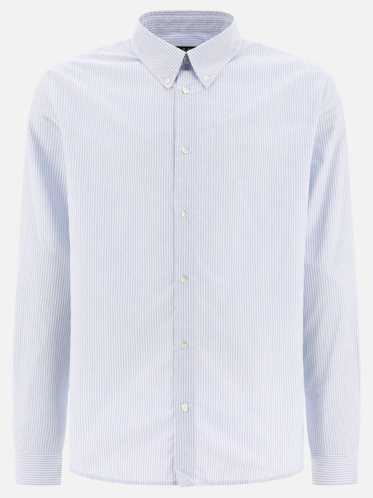 Casual shirts Striped  Light blue - A.P.C. Men | PLP | VIETTI Online Store 
