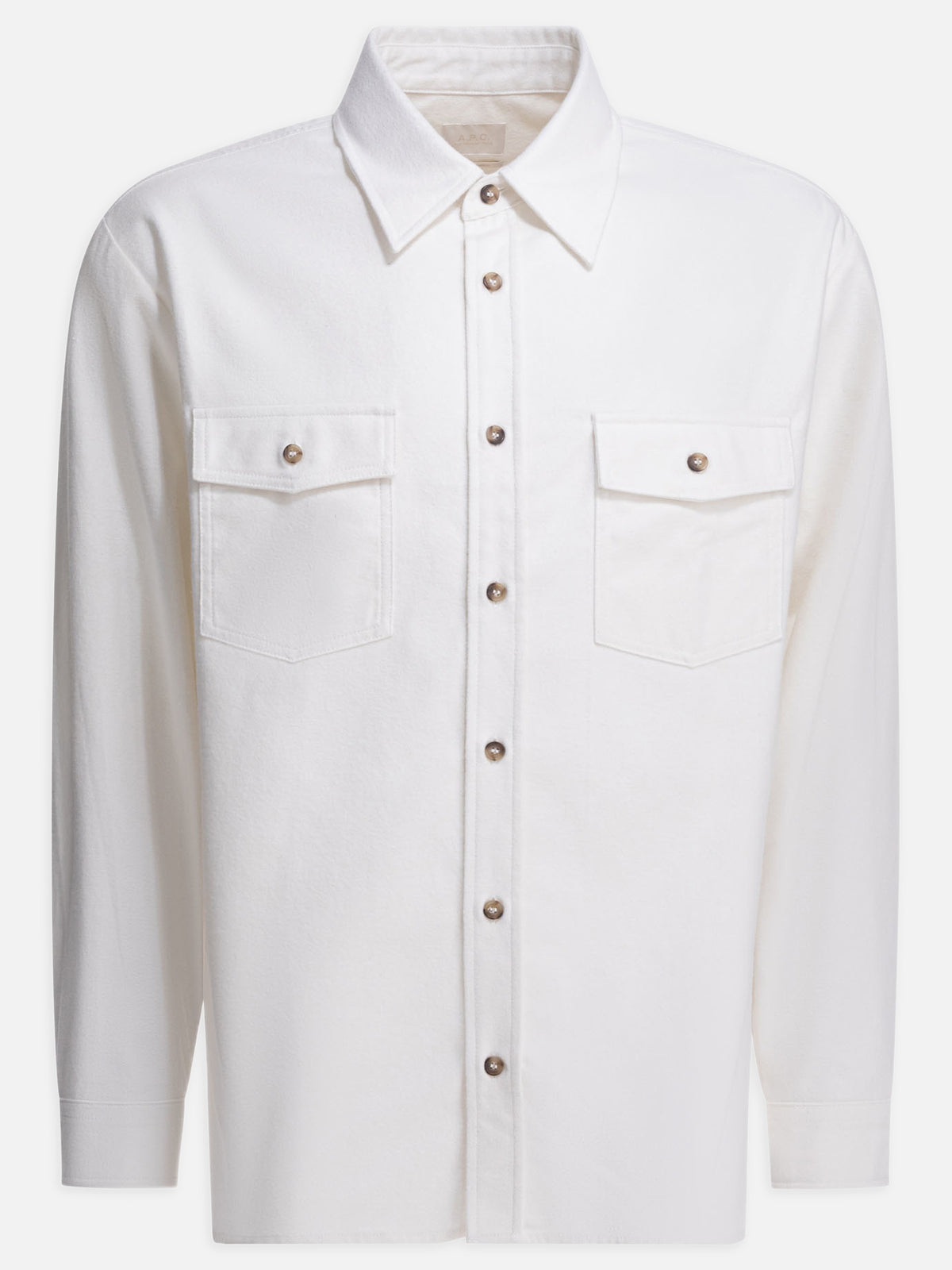 A.P.C. Cotton overshirt jacket White