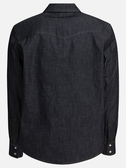 Camicie casual Solid colour  Blu - A.P.C. Uomo | PDP | VIETTI Online Store | 2
