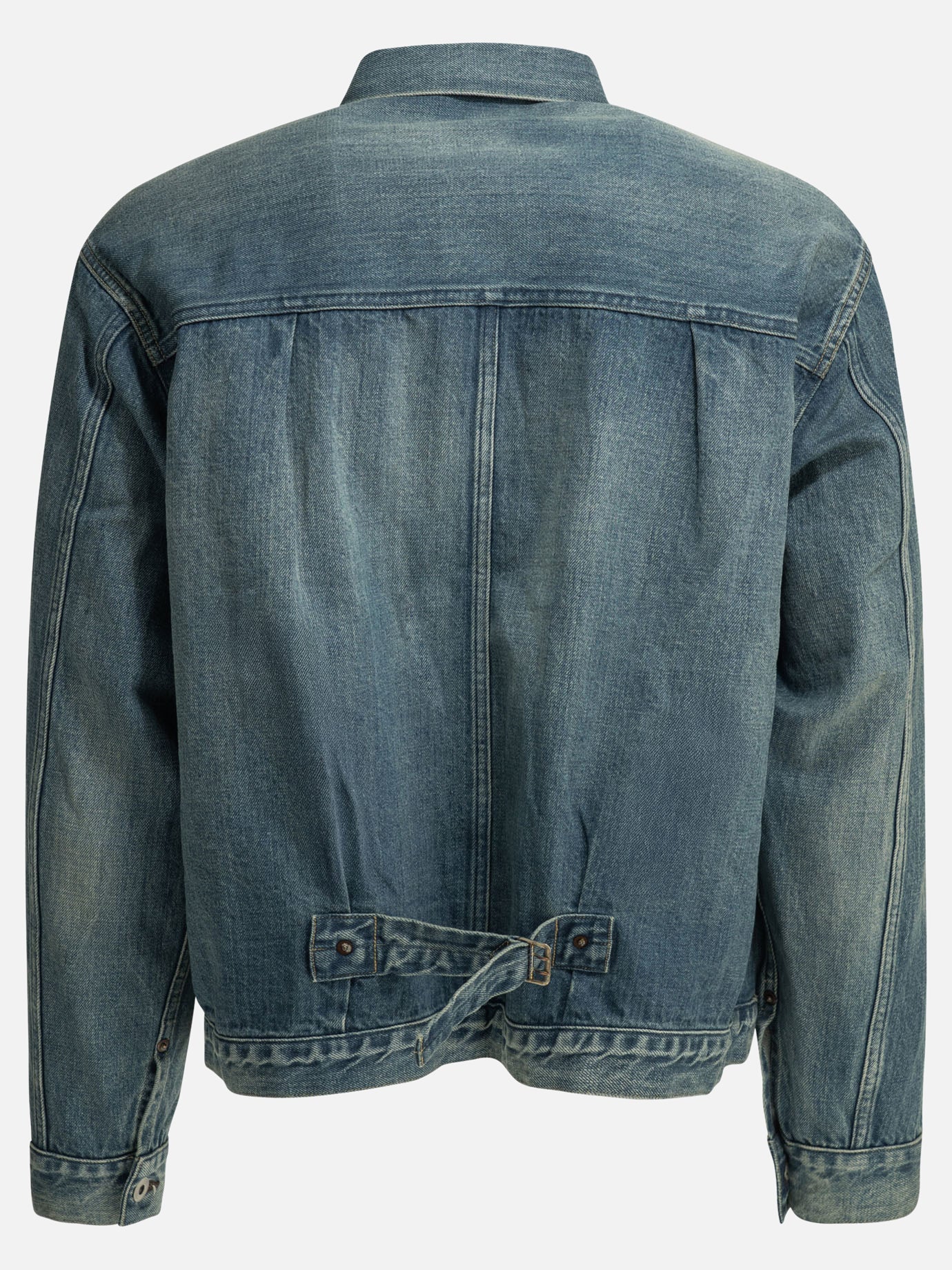Denim jackets Solid colour  Blue - A.Presse Men | PDP | VIETTI Online Store | Zoom-Modal_4
