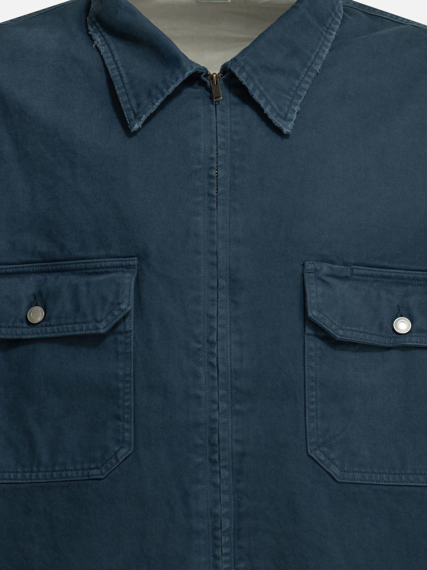 Quilted & Utility Jackets Solid colour  Blue - A.Presse Men | PDP | VIETTI Online Store | thumbnail_3