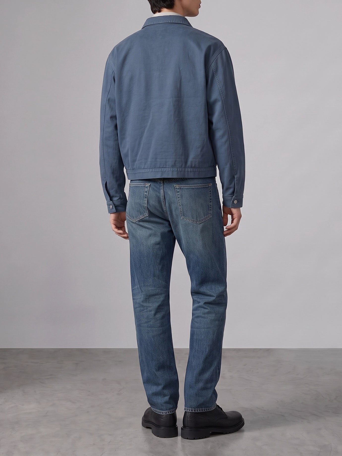 Quilted & Utility Jackets Solid colour  Blue - A.Presse Men | PDP | VIETTI Online Store | thumbnail_3