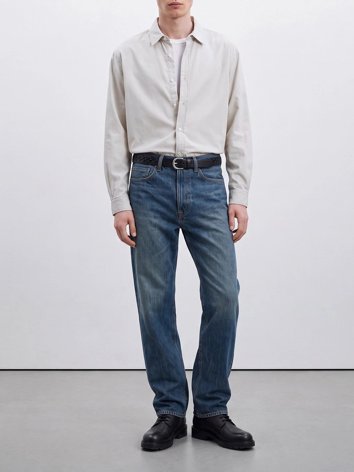 Casual shirts Solid colour  Grey - A.Presse Men | PDP | VIETTI Online Store | Zoom-Modal_2
