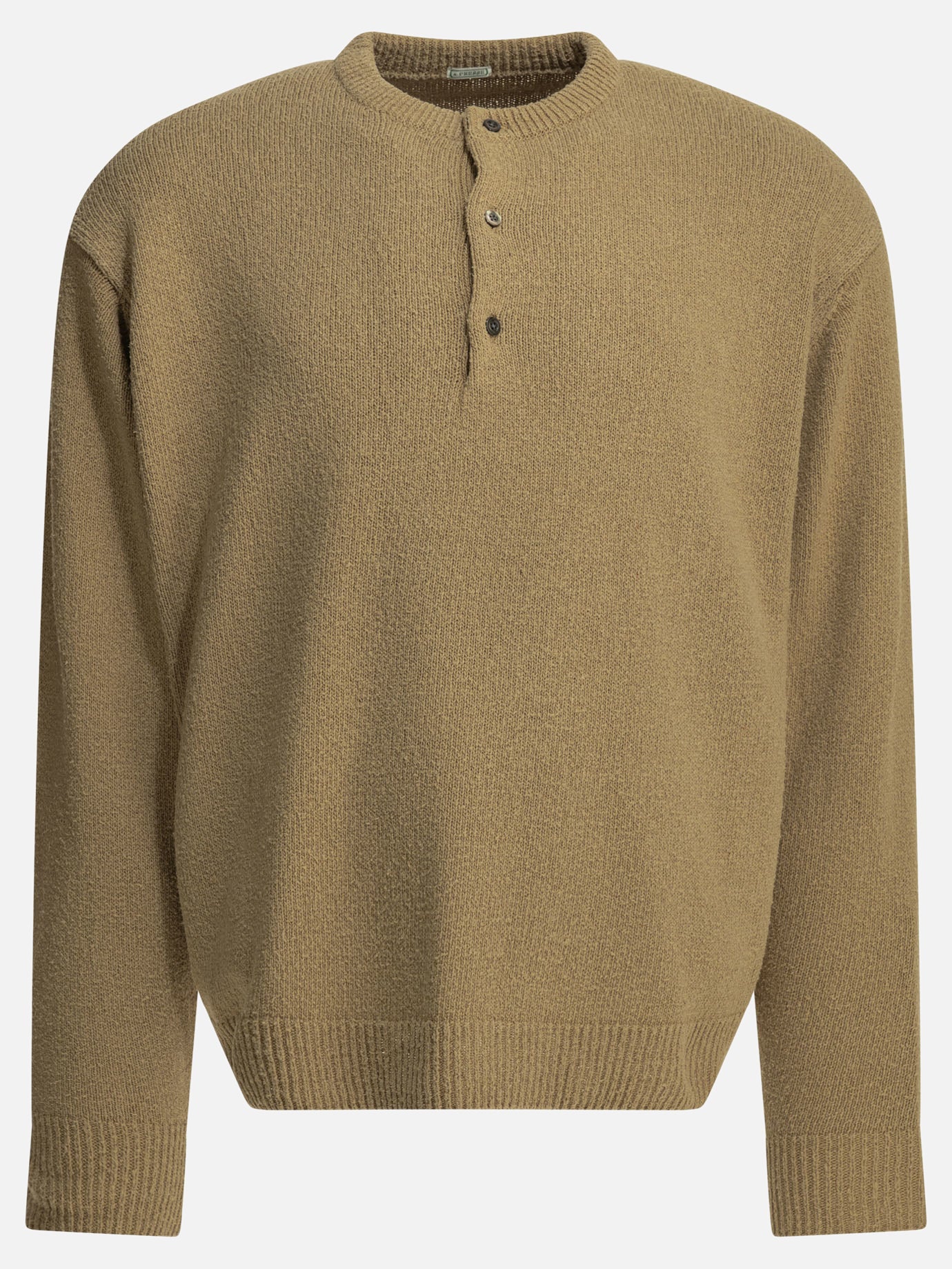 Crewneck sweaters Solid colour  Beige - A.Presse Men | PDP | VIETTI Online Store | Zoom-Modal
