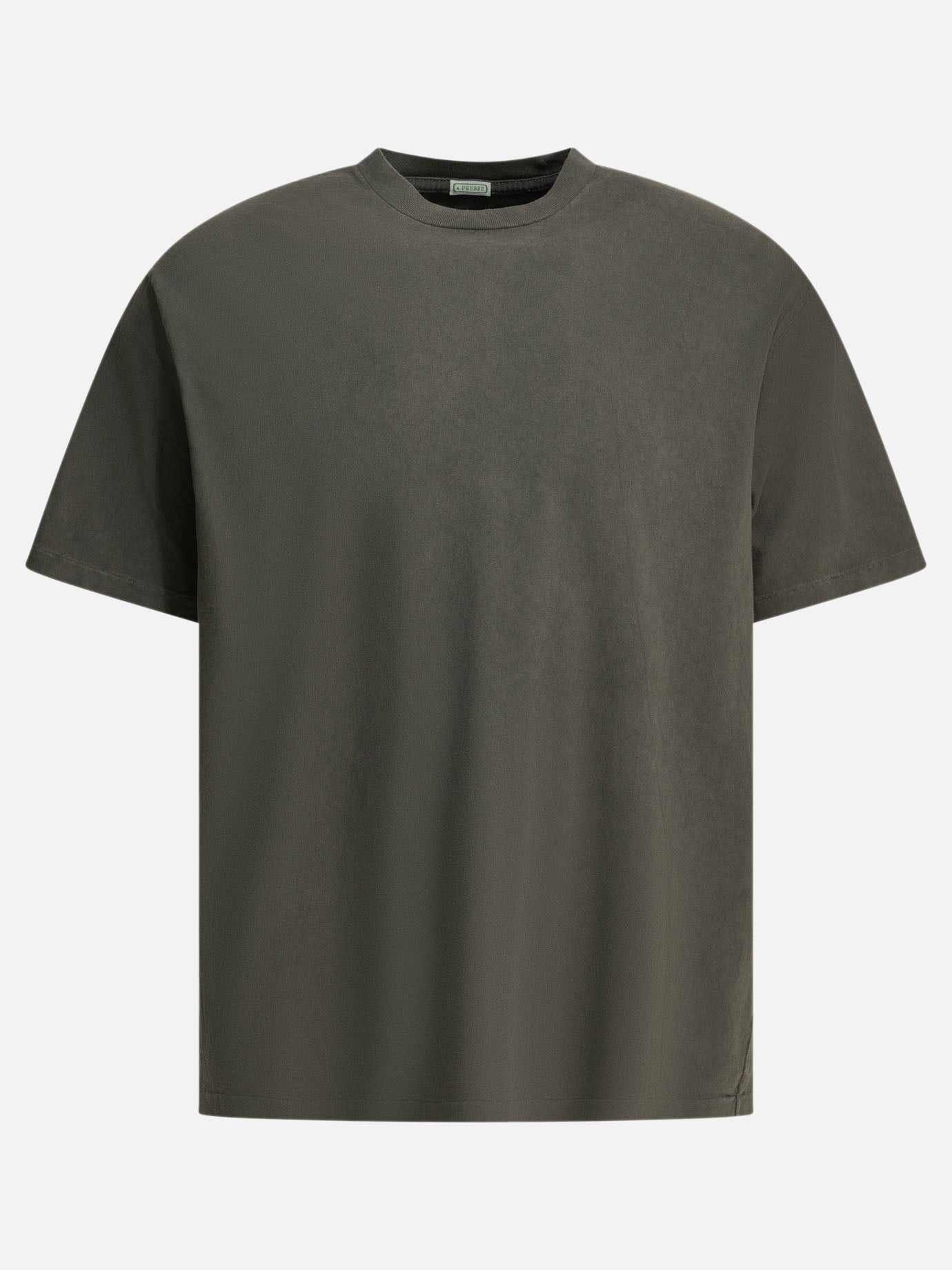 Crewneck t-shirts Solid colour  Black - A.Presse Men | PDP | VIETTI Online Store | thumbnail