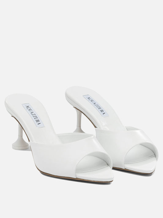 Mule 100% crossbred leather - 100% calf leather  Bianco - Aquazzura Donna | PDP | VIETTI Online Store | 2
