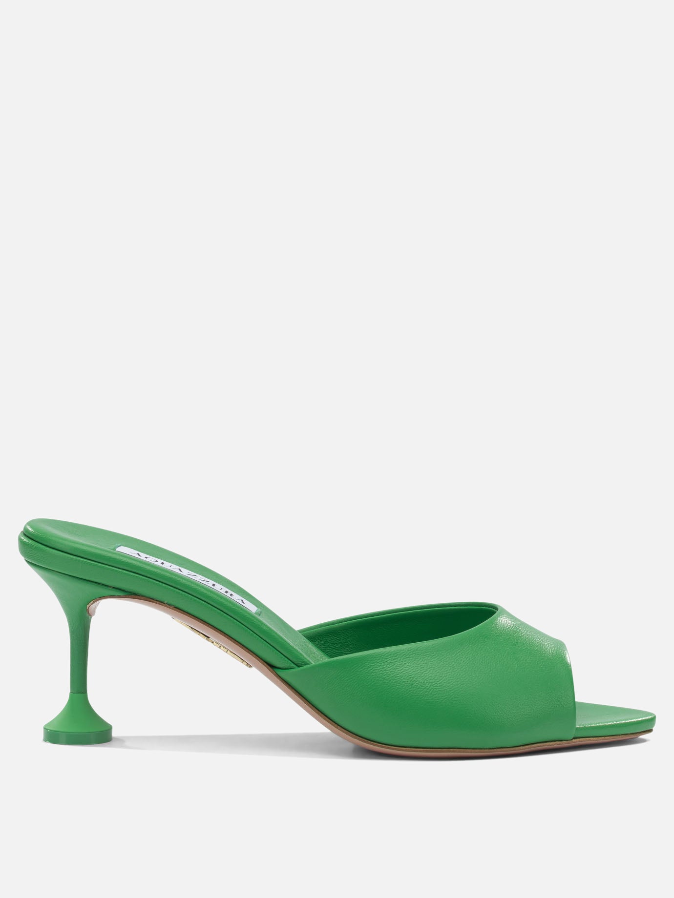 Mules 100% crossbred leather - 100% calf leather  Green - Aquazzura Women | PDP | VIETTI Online Store | Zoom-Modal
