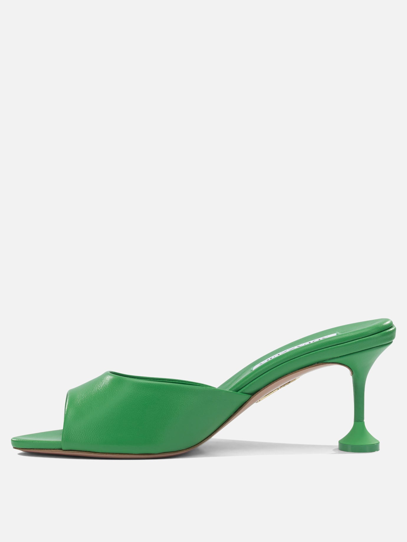 Mules 100% crossbred leather - 100% calf leather  Green - Aquazzura Women | PDP | VIETTI Online Store | thumbnail_3