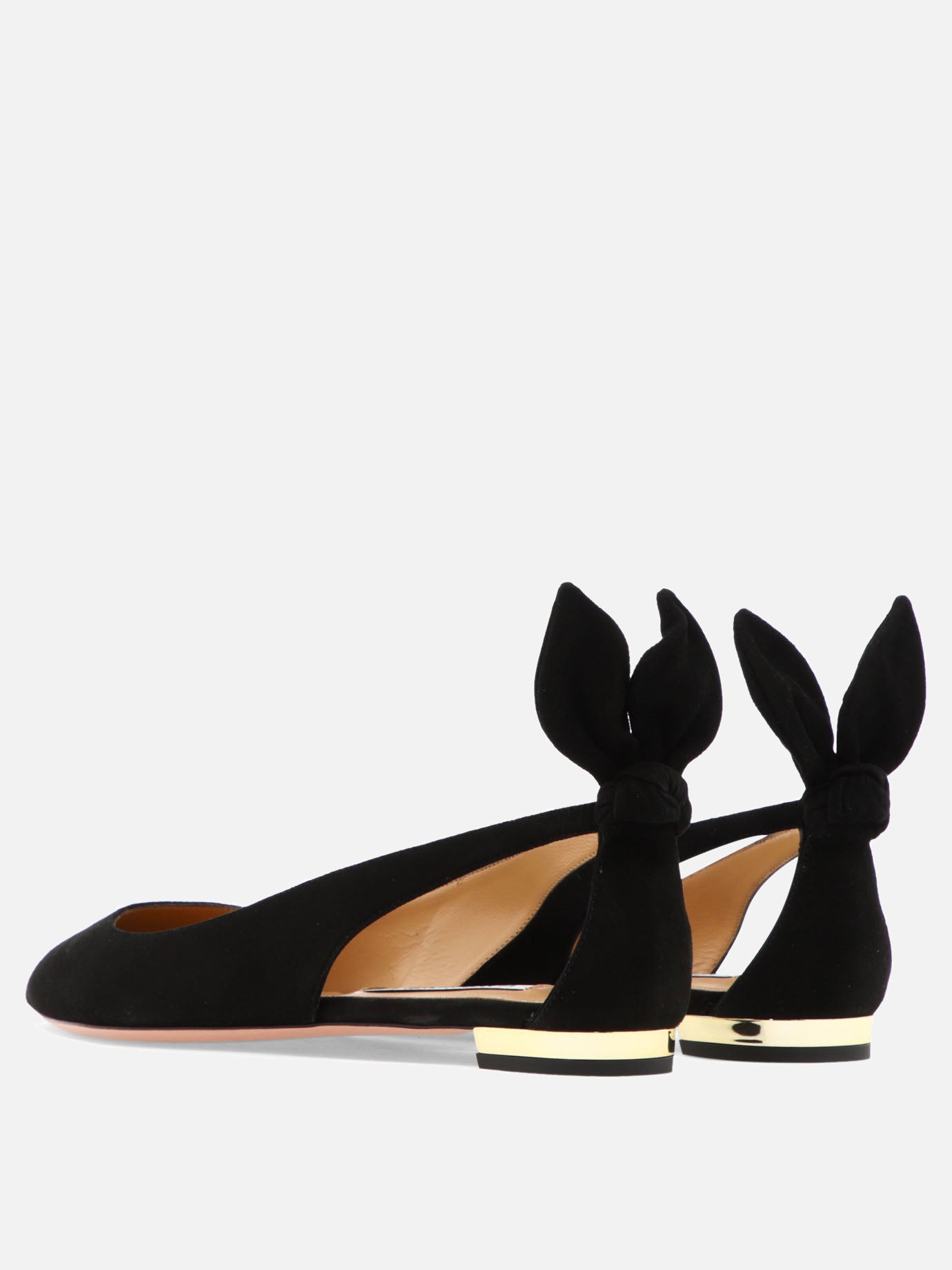 Ballerine classiche 100% kid leather - 100% calf leather  Nero - Aquazzura Donna | PDP | VIETTI Online Store | Zoom-Modal_4
