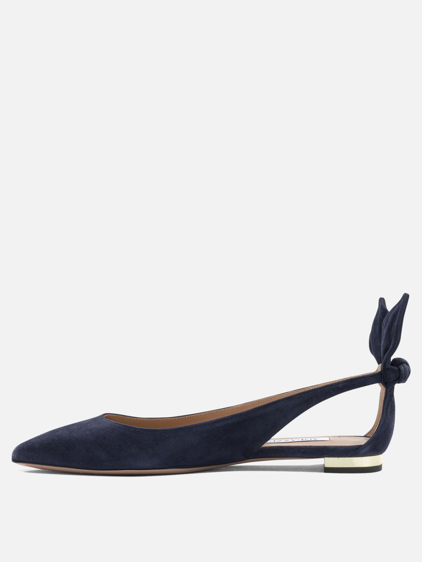 Ballerine classiche 100% kid leather - 100% calf leather  Blu - Aquazzura Donna | PDP | VIETTI Online Store | thumbnail_3
