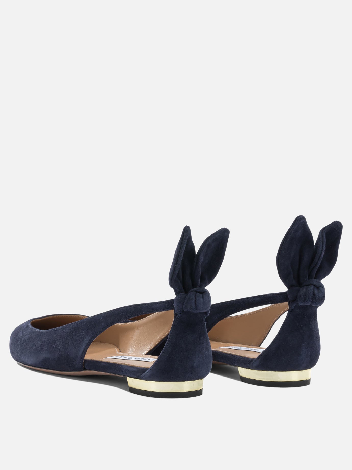 Ballerine classiche 100% kid leather - 100% calf leather  Blu - Aquazzura Donna | PDP | VIETTI Online Store | thumbnail_4