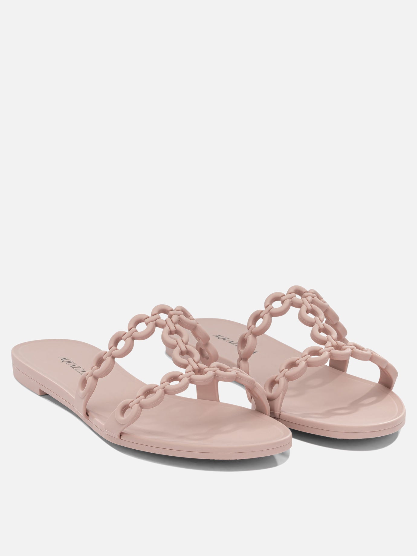 Slides 100% plastic - 100% plastic  Pink - Aquazzura Women | PDP | VIETTI Online Store | thumbnail_2