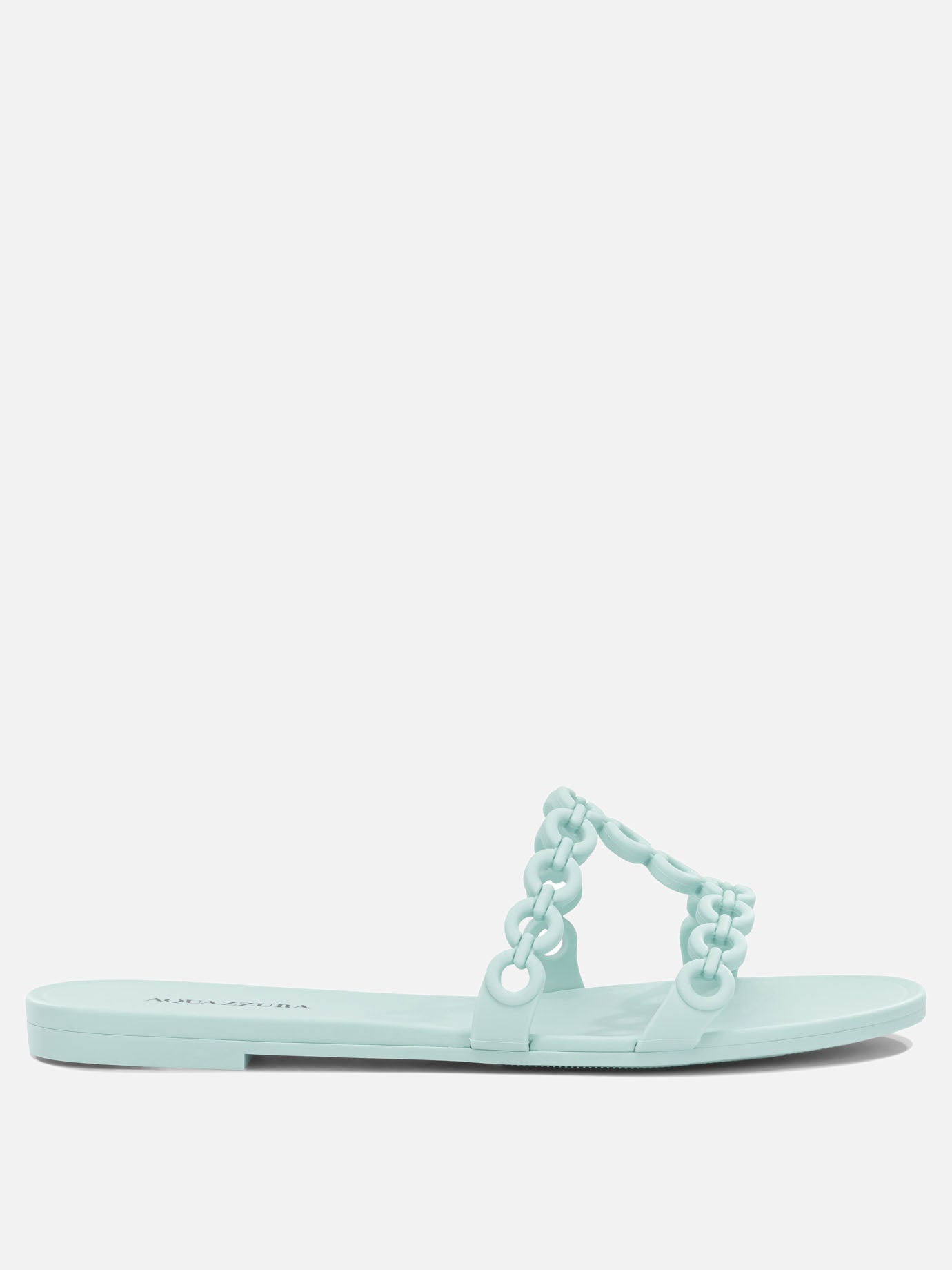 Slides 100% plastic - 100% plastic  Light blue - Aquazzura Women | PDP | VIETTI Online Store | thumbnail
