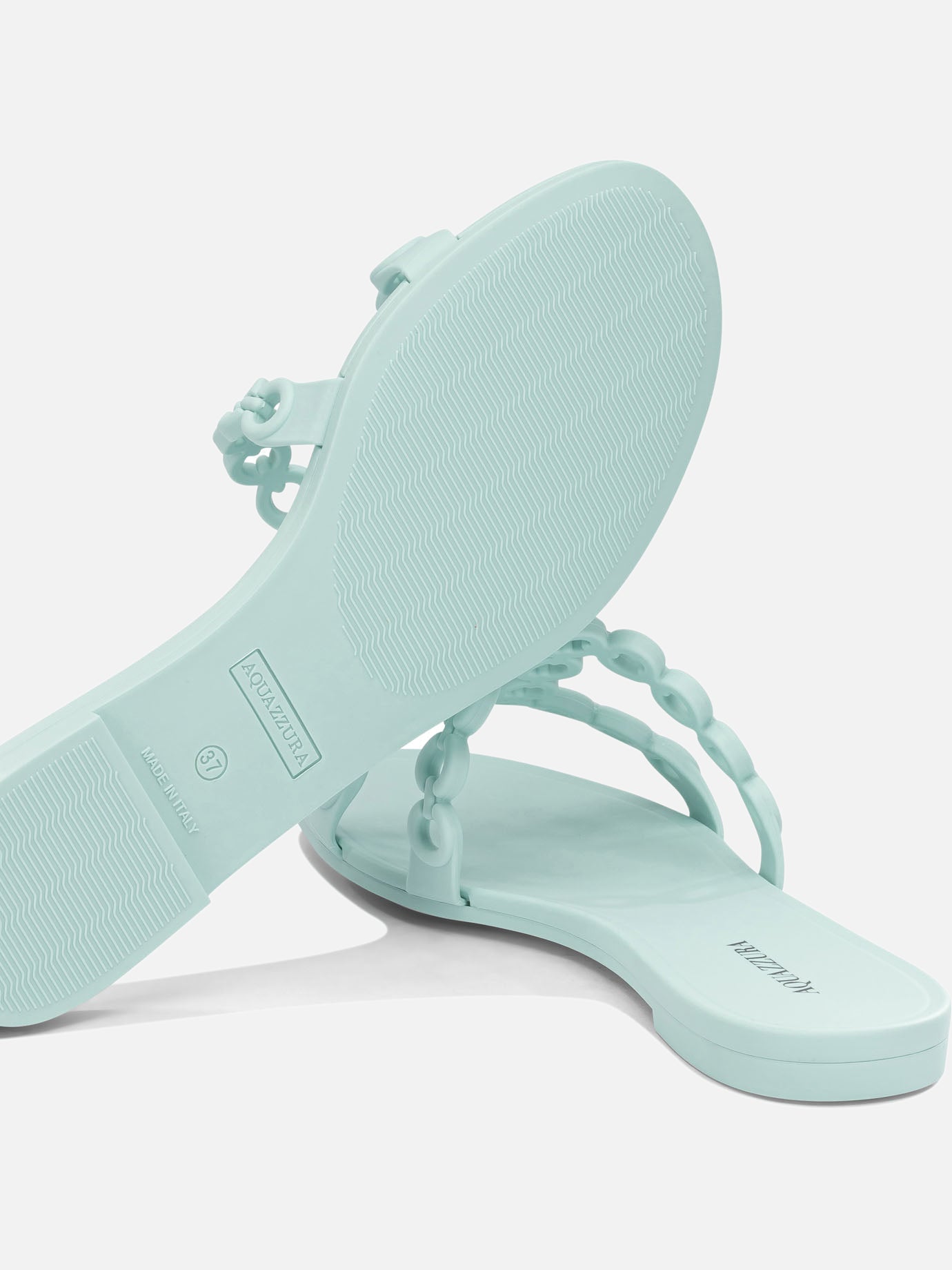 Slides 100% plastic - 100% plastic  Light blue - Aquazzura Women | PDP | VIETTI Online Store | thumbnail_5