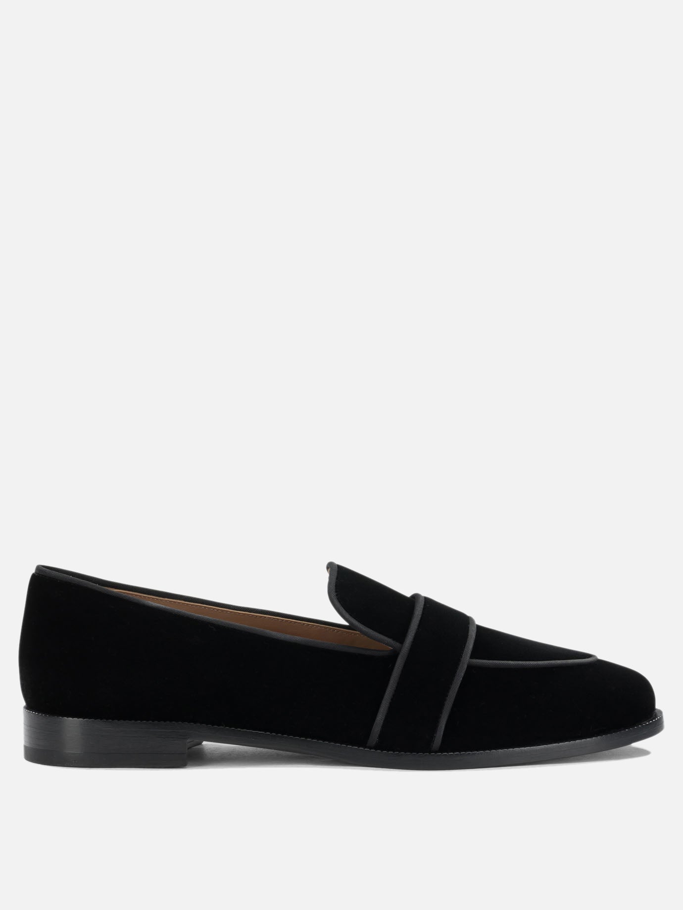 Loafers 100% suede - 100% leather  Black - Aquazzura Women | PDP | VIETTI Online Store | Zoom-Modal
