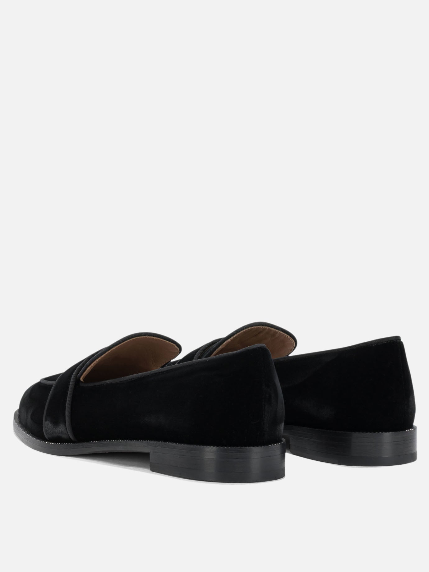 Loafers 100% suede - 100% leather  Black - Aquazzura Women | PDP | VIETTI Online Store | thumbnail_4