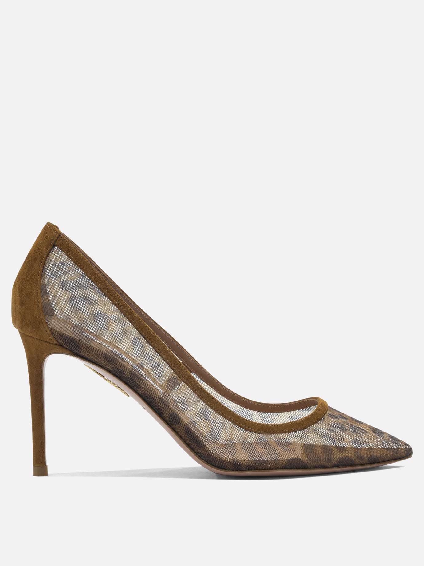 Pumps 100% fabric - 100% leather  Brown - Aquazzura Women | PDP | VIETTI Online Store | thumbnail