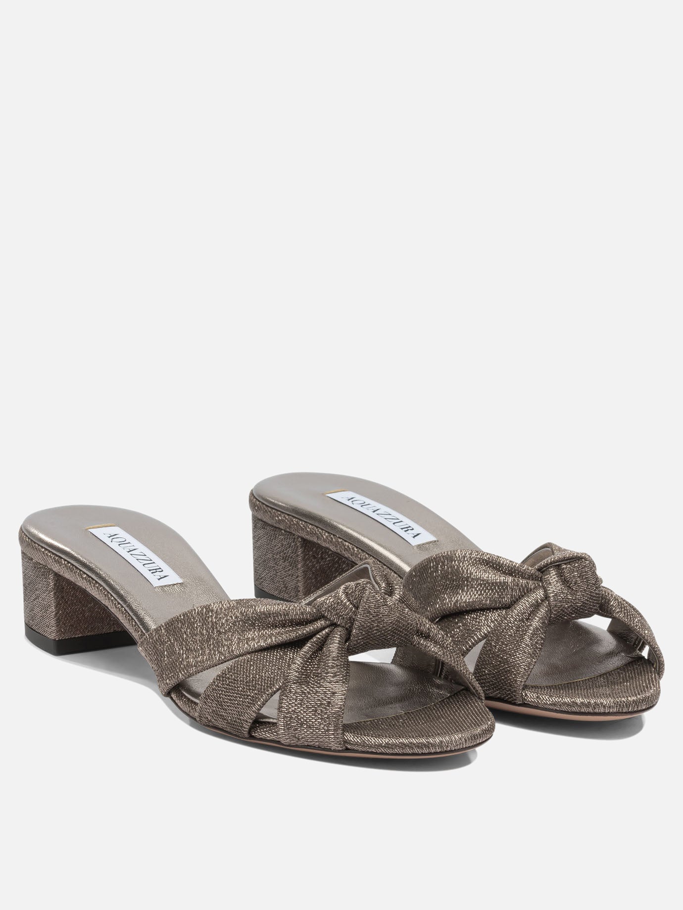 Mule 55% nylon 45% polyester - 100% calf leather  Marrone - Aquazzura Donna | PDP | VIETTI Online Store | Zoom-Modal_2
