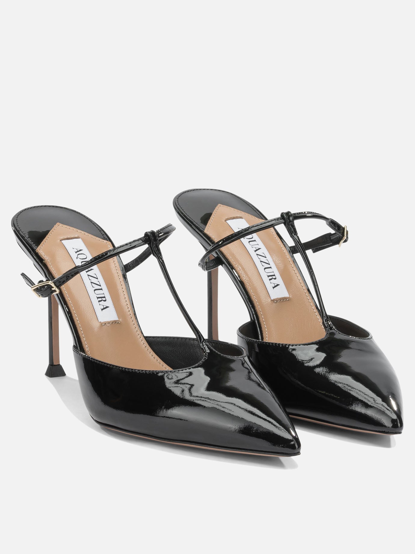 Mules 100% kid leather - 100% calf leather  Black - Aquazzura Women | PDP | VIETTI Online Store | Zoom-Modal_2
