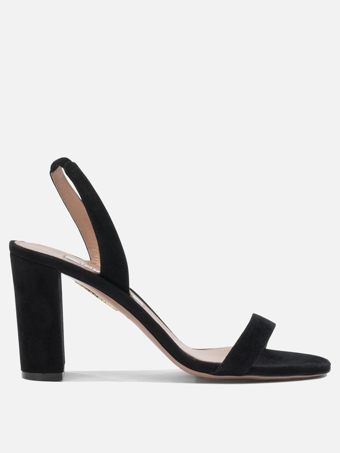 Heeled sandals 100% leather - 100% leather  Black - Aquazzura Women | PDP | VIETTI Online Store | Zoom-Modal
